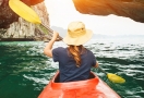 Kayaking in Halong Bay, Vietnam