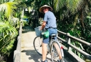 Cycling in Mekong Delta, Vietnam