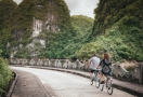 Cycling in Viet Hai village