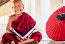 Smile of Myanmar monk