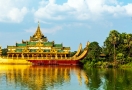 Karaweik Hall on Royal Lake (Yangon)