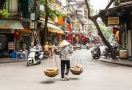 Street vendor in Hanoi, Vietnam
