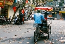 Cycle rickshaw in Hanoi