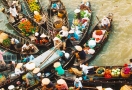 Floating Market in Mekong River