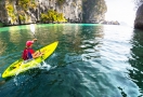 Kayaking in Halong Bay