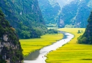 Sampan cruise in Tam Coc (Ninh Binh)