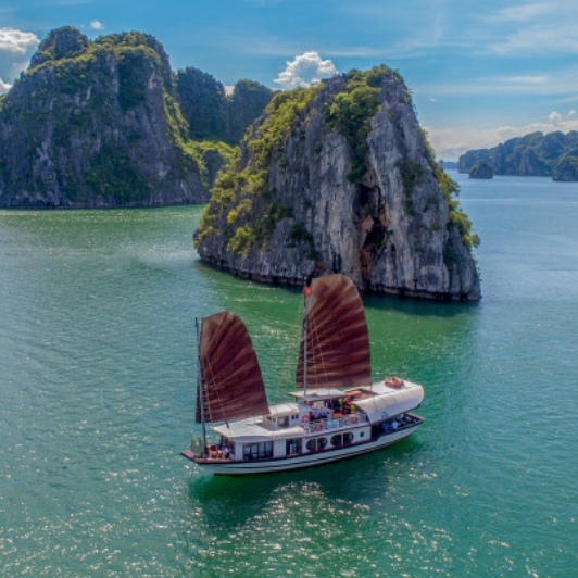 Prince Private Junk Cruise In Bai Tu Long Bay 