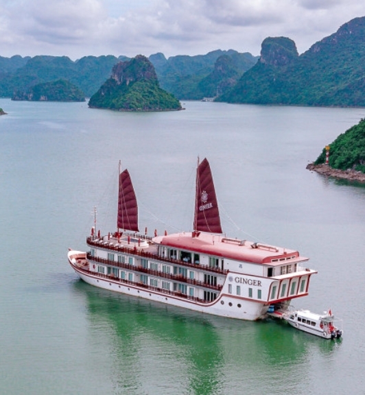 Heritage Line Ginger Cruise Junk Halong Bay 