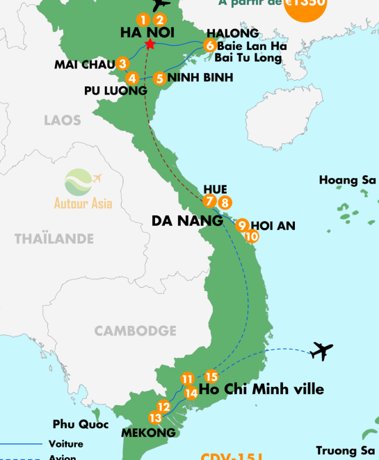 Charm of Vietnam 15 Days