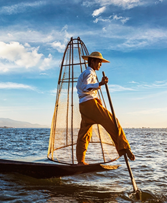 Cruise on Inle Lake Myanmar