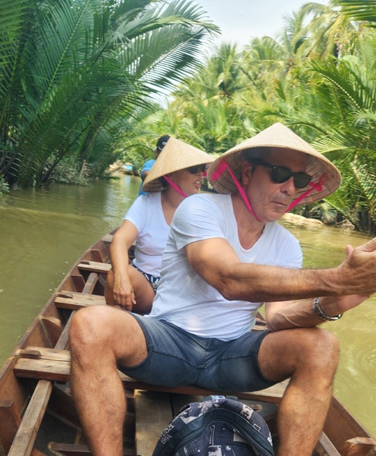 Visit of Mekong Delta by Mrs.Soraya