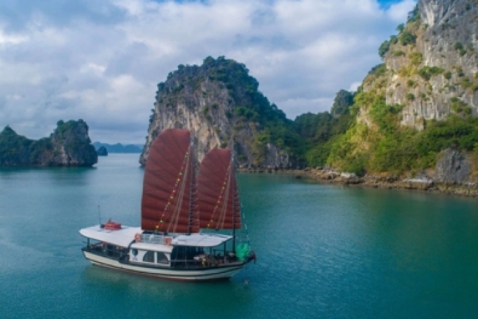 Ha Long International Harbor – Bai Tu Long Bay – Thien Canh Son Cave (L, D)