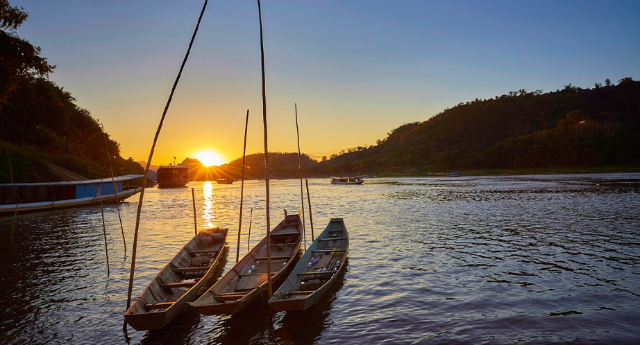 Mekong River View from Luang Prabang