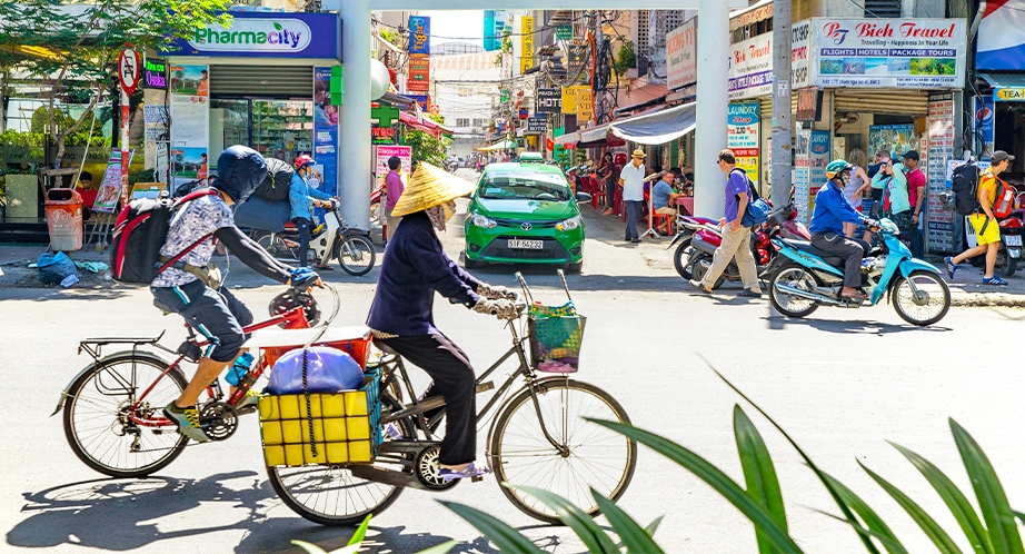 Street vendor in Ho Chi Minh city