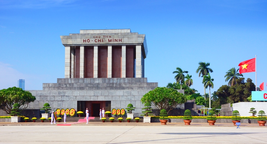Ho Chi Minh Mausoleum in Hanoi