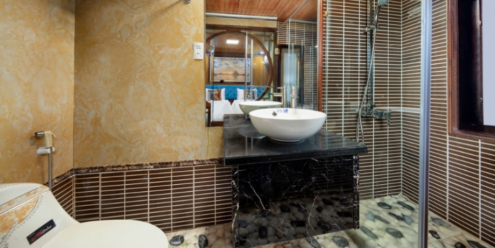 Bathroom with modern facilities