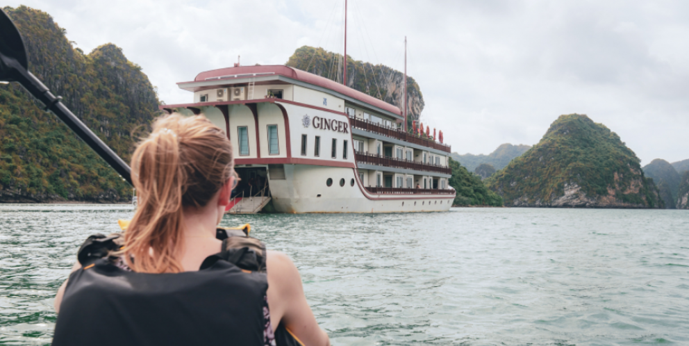 Kayaking on Lan Ha Bay