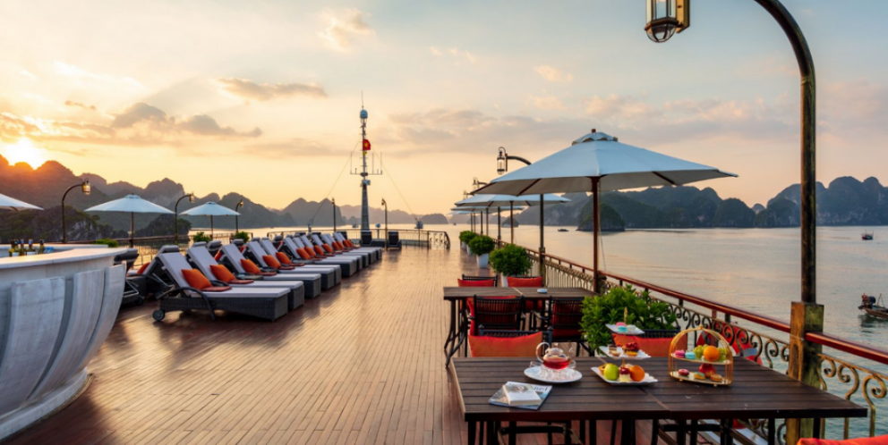 Sundeck of Indochine Cruise