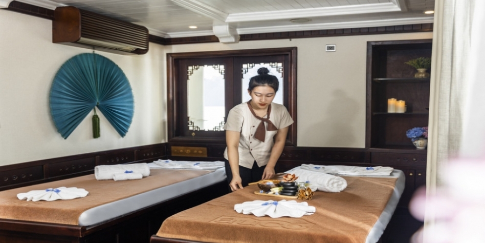 Spa on boat 