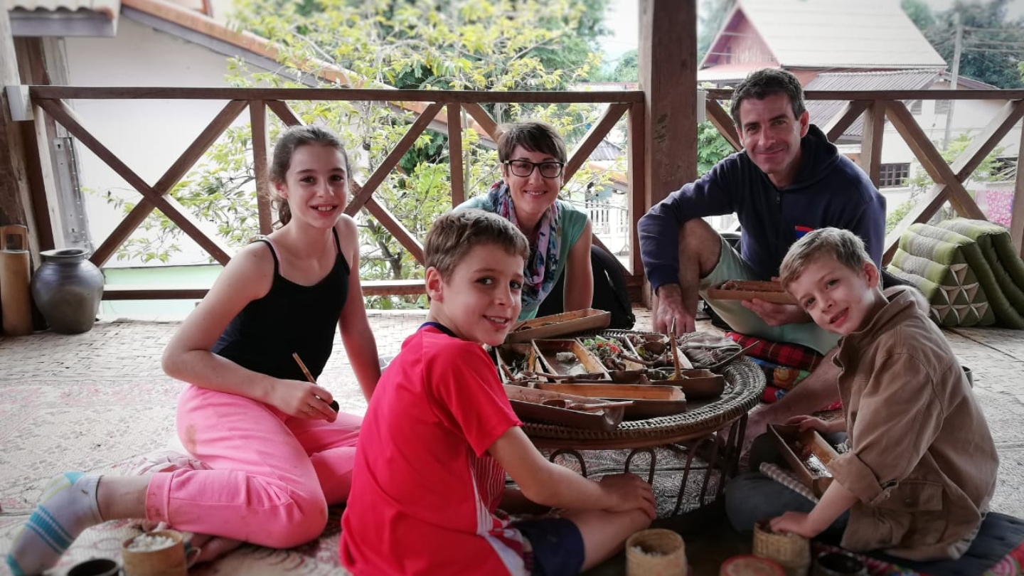Laos travel costs for families