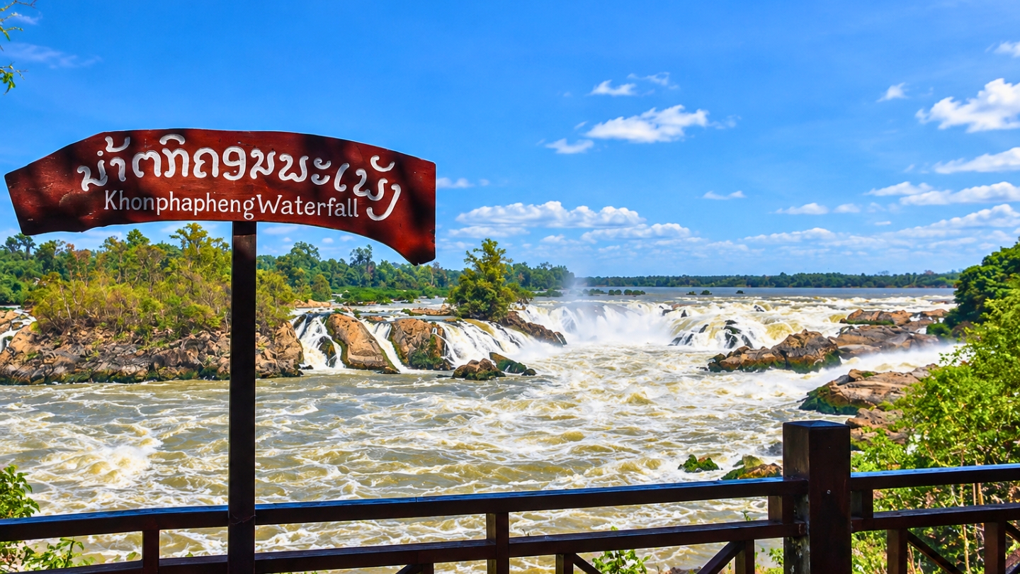 What to see in Laos ? The powerful Khone Phapheng Falls