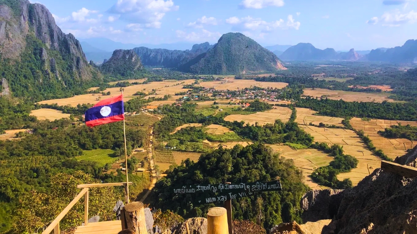 The spectacular panorama from Nam Xay Viewpoint