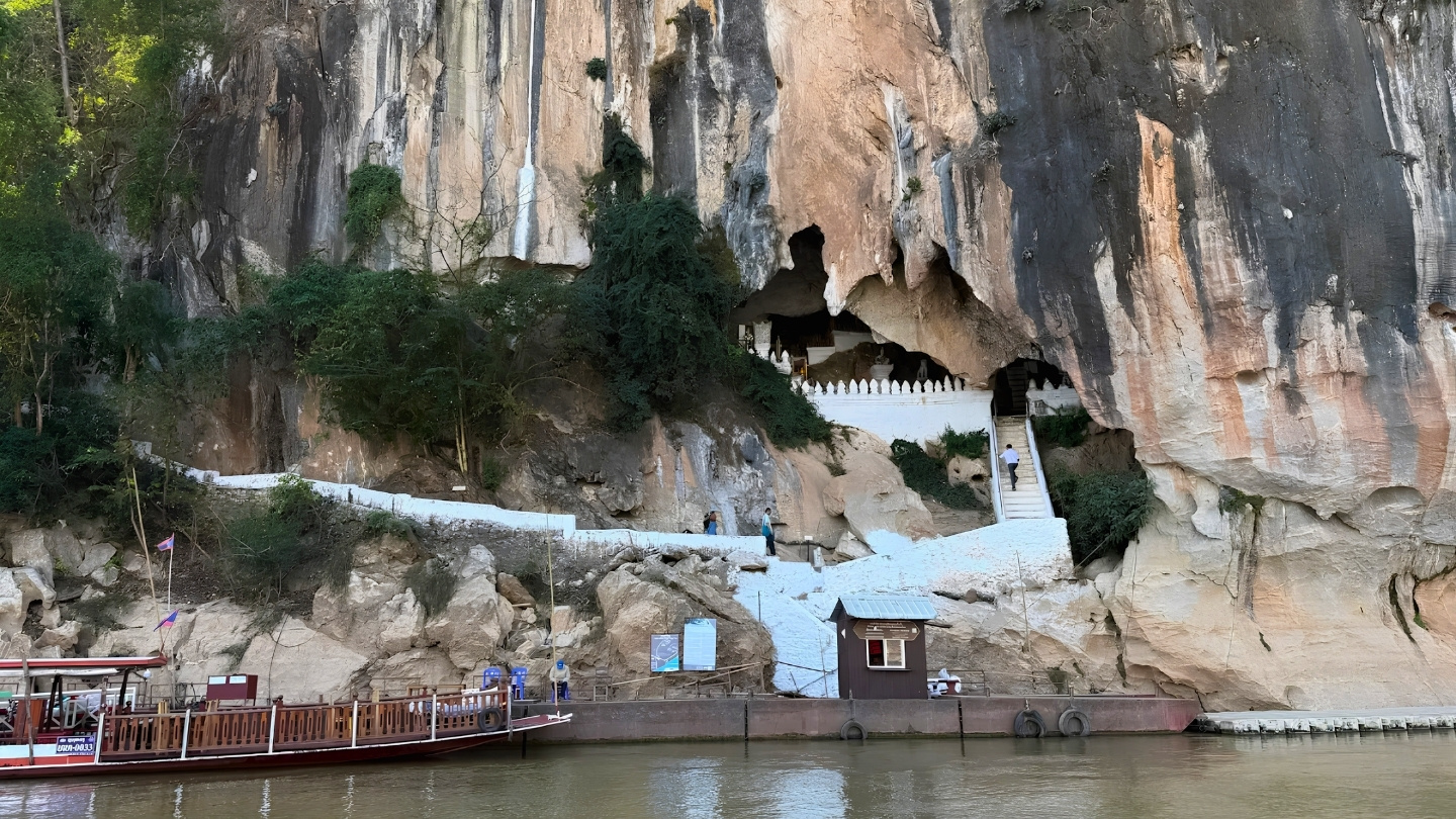 The Pak Ou Caves, one of the must-see attractions in Laos