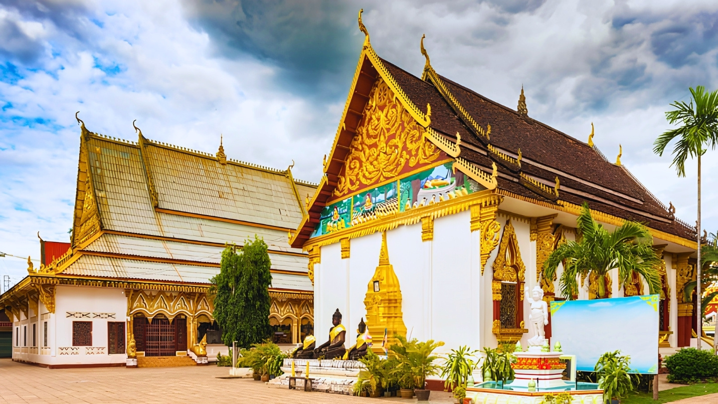 Visiting Wat Luang, a Buddhist gem on the banks of the Xe Don River