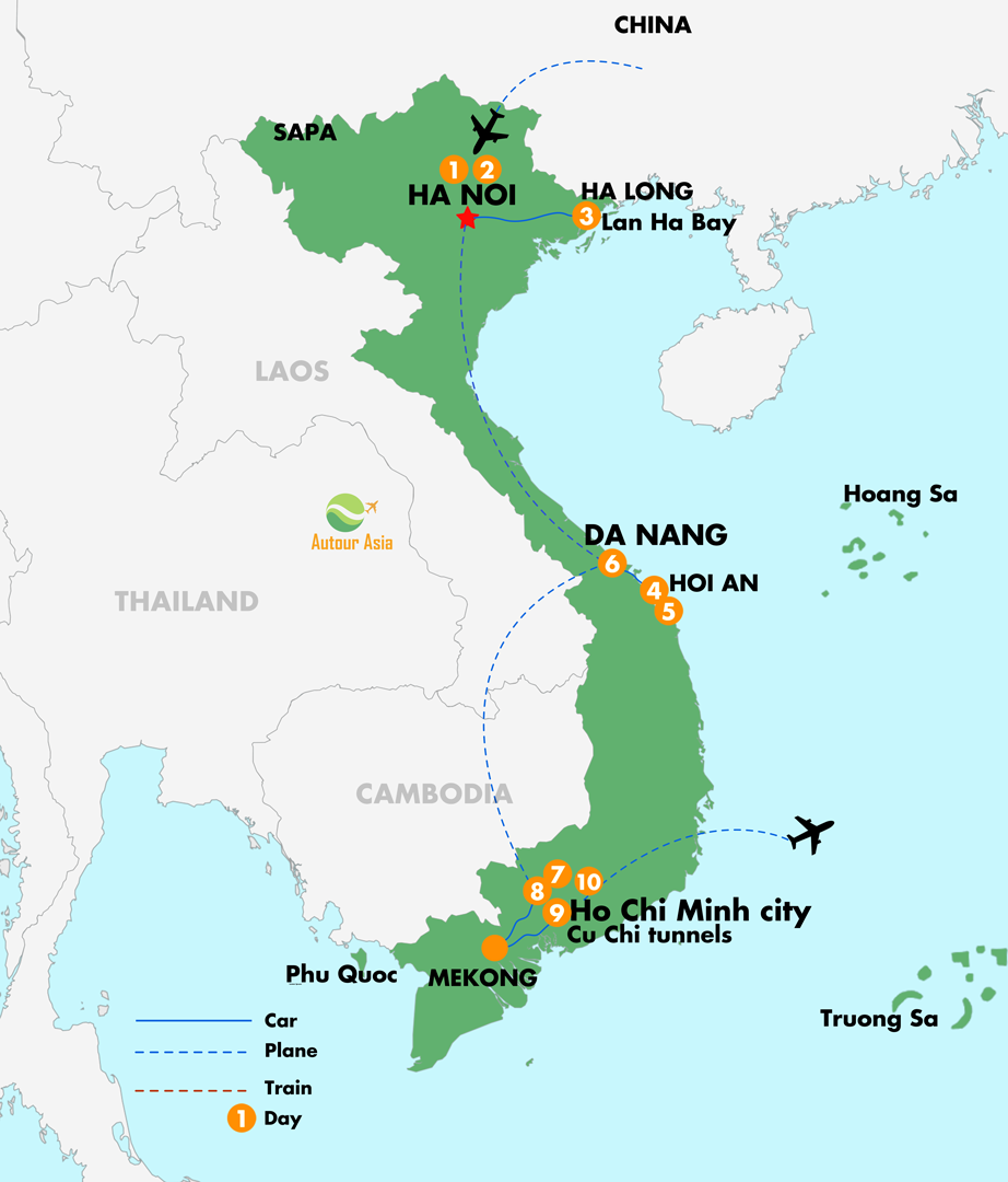 Top Pick of 10 Days Vietnam Tour Package Cost