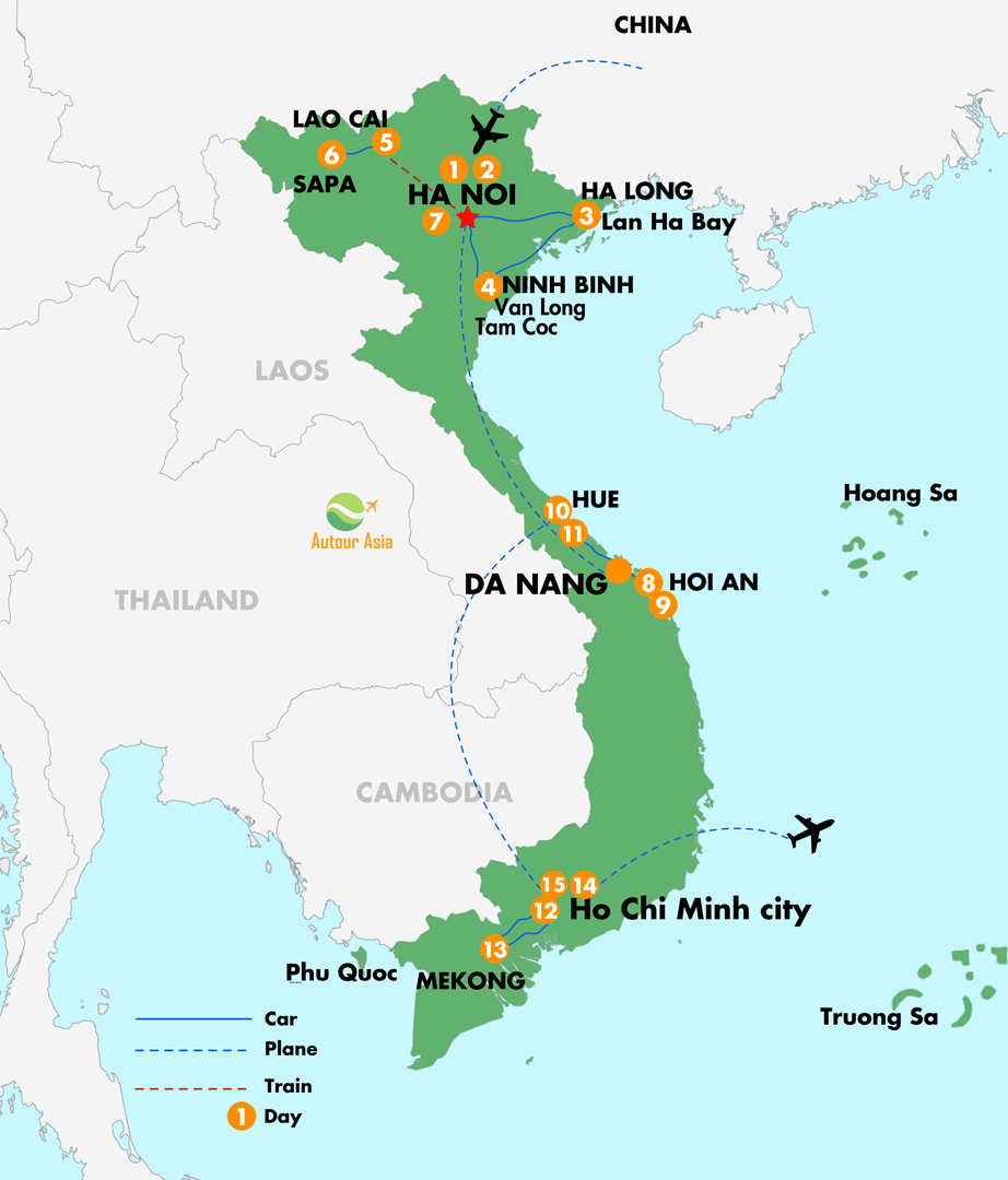 Fantastic Vietnam Itinerary 15 Days 14 Nights