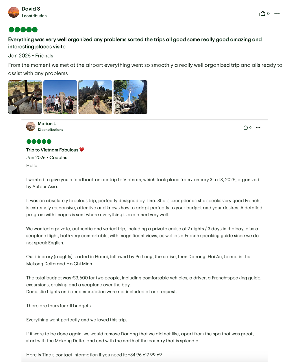 Real Reviews from Our Travelers on TripAdvisor