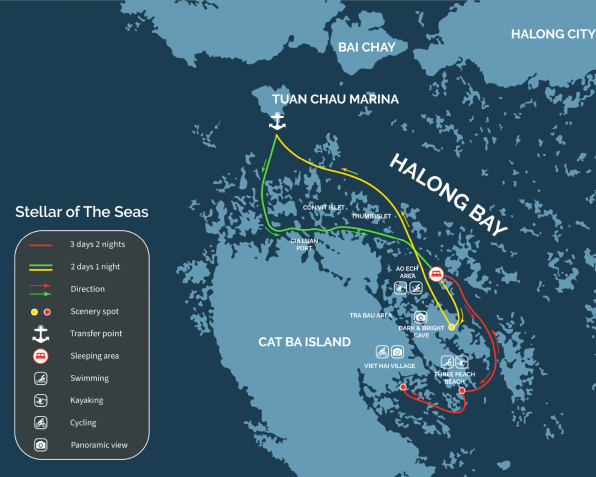 Stellar Of The Seas Cruise Boat Halong Bay