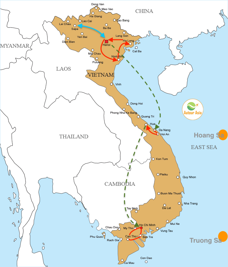 Fantastic Vietnam Itinerary 15 Days 14 Nights