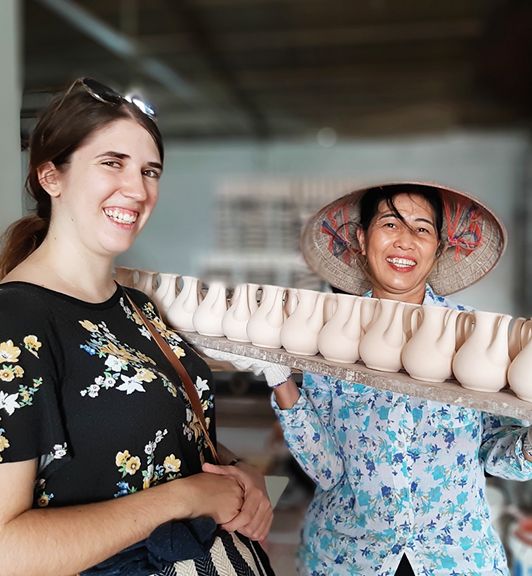 Unique experience in Bat Trang pottery ceramic factory village
