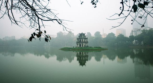 Hoan Kiem Lake in Hanoi