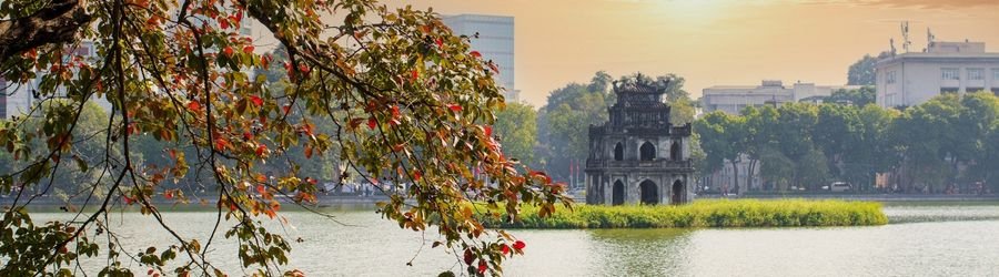 Hoan Kiem lake, the peaceful heart of Hanoi