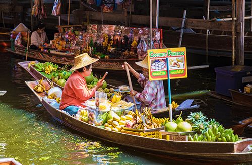 Damnoen Saduak Floating Market Half-Day Tour