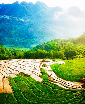 Trekking itinerary to Pu Luong, Vietnam