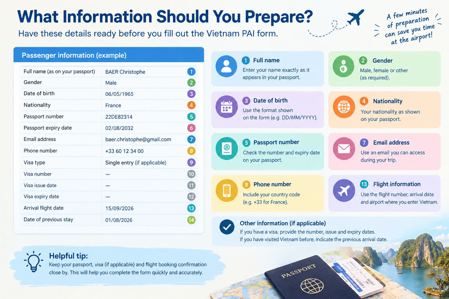Enter your personal information