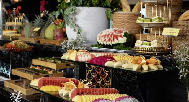 Enjoy cuisine on board