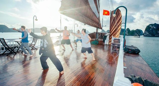 Morning Taichi class