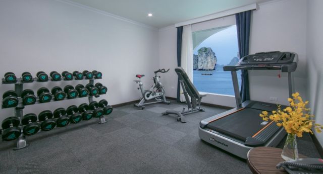 Fitness with amazing ocean view