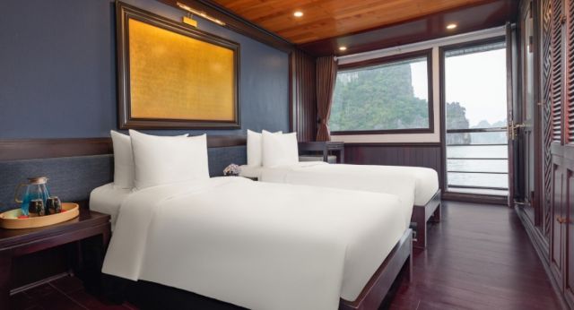 Boutique bedroom for visitors