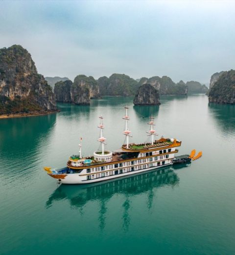 Dragon Legend Cruise Boat In Bai Tu Long Bay