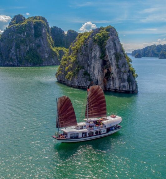 Prince Private Junk Cruise In Bai Tu Long Bay