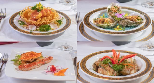Cuisine on boat