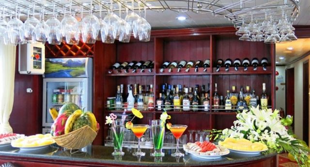Special decor in bar area