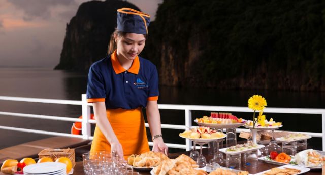 Delicated staff onboard