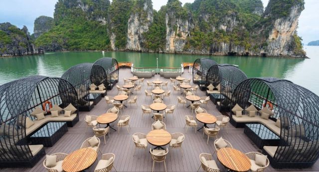 Outdoor space on board