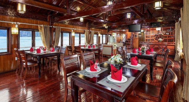 Cozy atmosphere at the restaurant